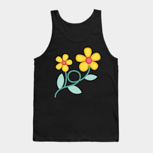 Cute Colorful Daisy Tank Top